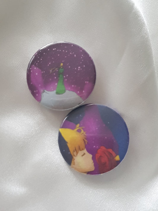 El Principito Pin Buttons